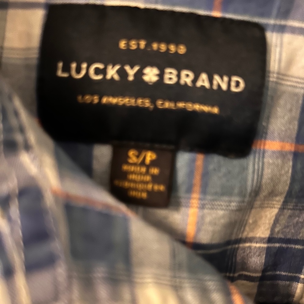 Men’s lightweight button up shirt s/p